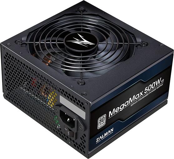 Блок питания Zalman ATX 500W ZM500-TXII V2 80+ (20+4pin) APFC 120mm fan 8xSATA Cab Manag RTL фото 2