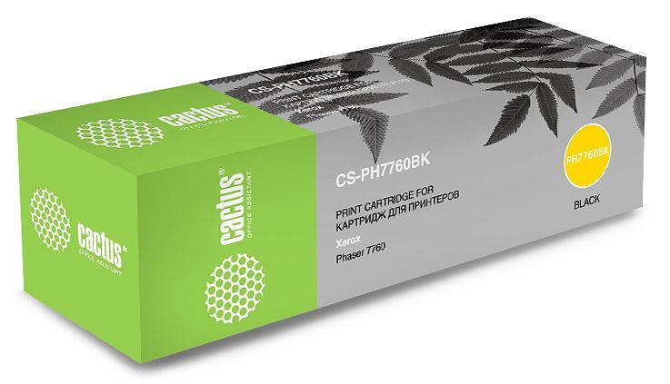 Картридж лазерный Cactus 106R01163 CS-PH7760BK черный бар.в компл. (32000стр.) для Xerox Phaser 7760/7760dn/7760dx/7760dxf фото 1