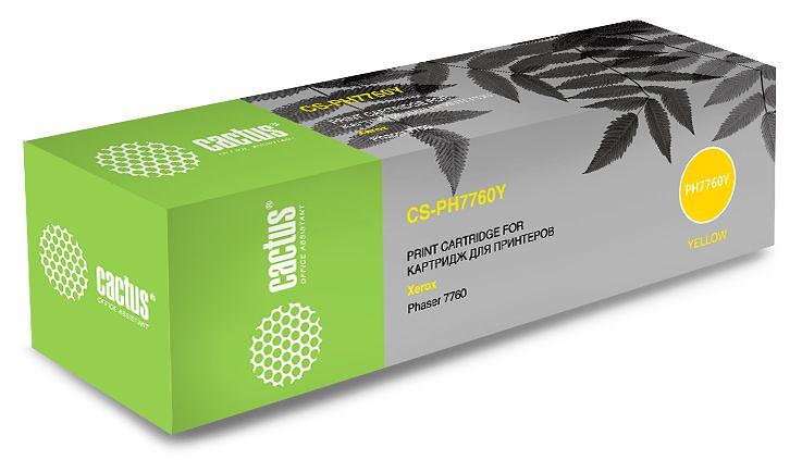 Картридж лазерный Cactus 106R01161 CS-PH7760М пурпурный бар.в компл. (25000стр.) для Xerox Phaser 7760/7760dn/7760dx/7760dxf фото 1