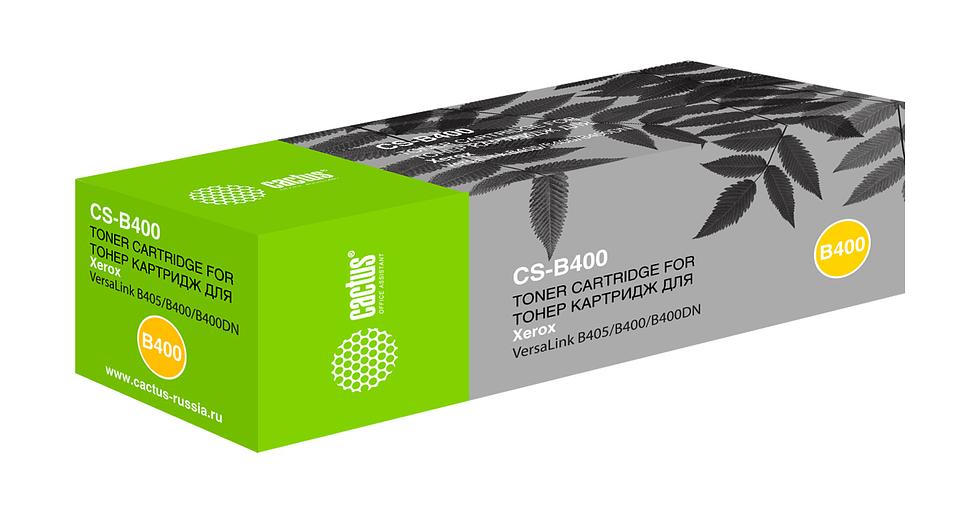 Картридж лазерный Cactus CS-B400 106R03581 черный (5900стр.) для Xerox VersaLink B400/405 фото 1