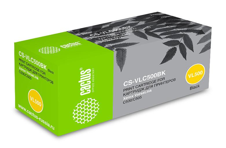 Картридж лазерный Cactus CS-VLC500BK 106R03880 черный (5000стр.) для Xerox VersaLink C500/C505 фото 1