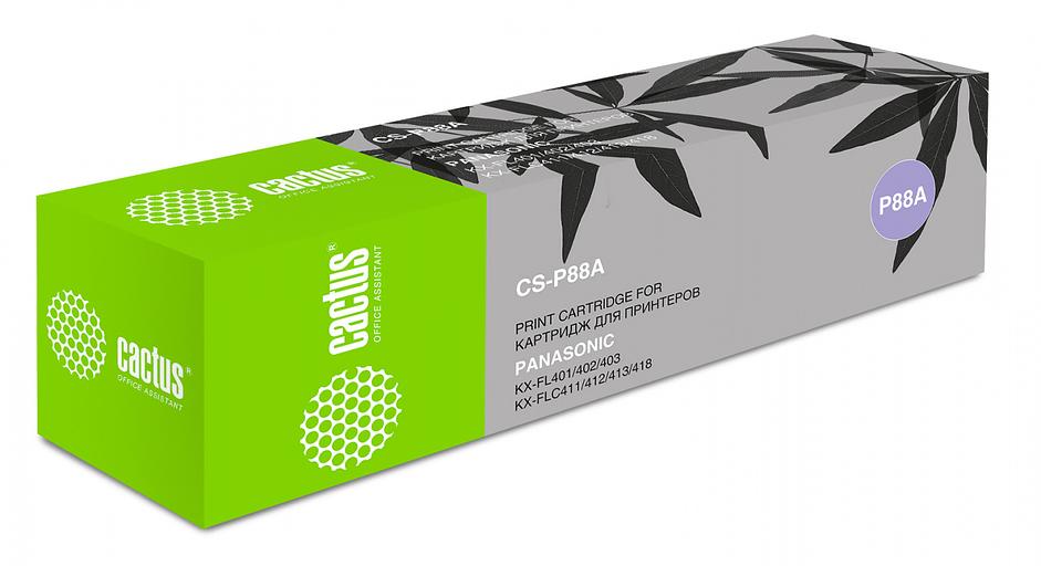 Картридж лазерный Cactus CS-P88A KX-FAT88A7 черный (2000стр.) для Panasonic FL401/402/403/423 FLC411/412/413/418 фото 2