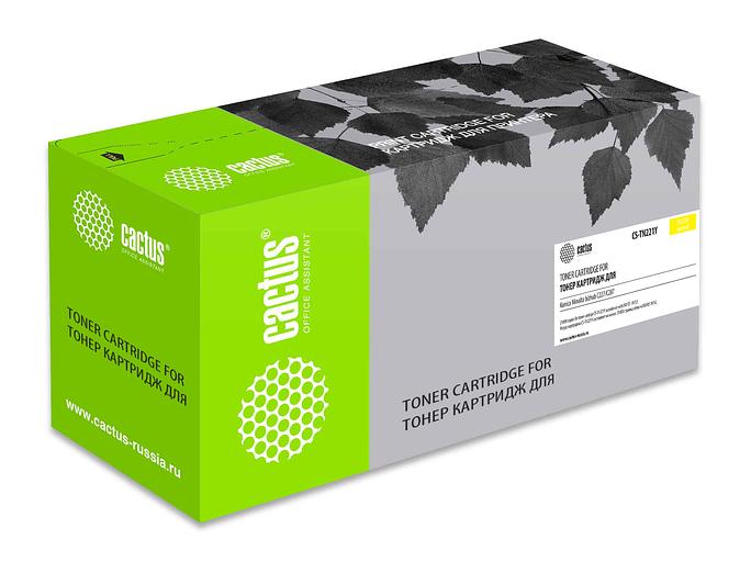 Картридж лазерный Cactus CS-TN221Y желтый (21000стр.) для Konica Minolta bizhub C227/C287 фото 1