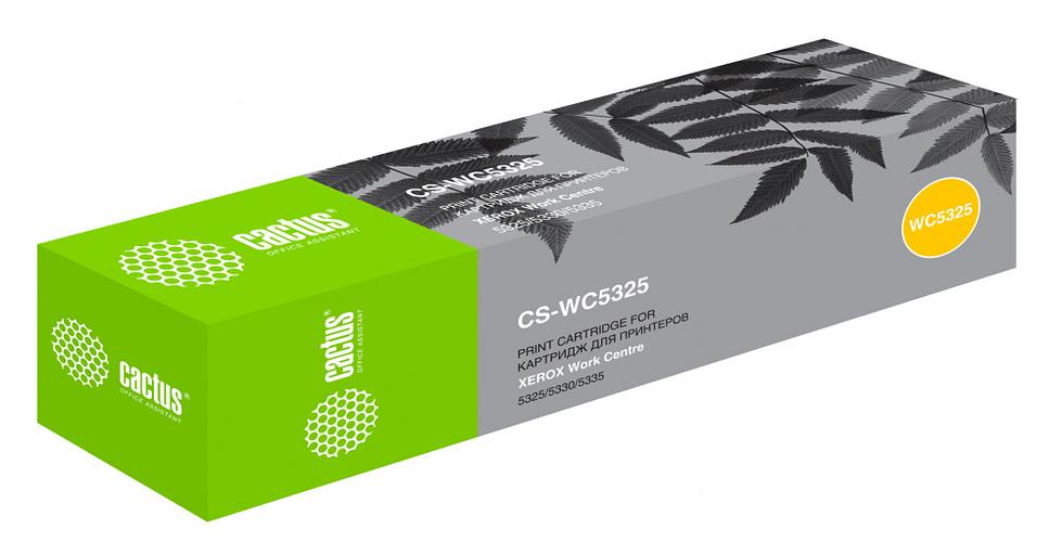 Картридж лазерный Cactus CS-WC5325 006R01160 черный (30000стр.) для Xerox WorkCentre 5325/5330/5335 фото 1