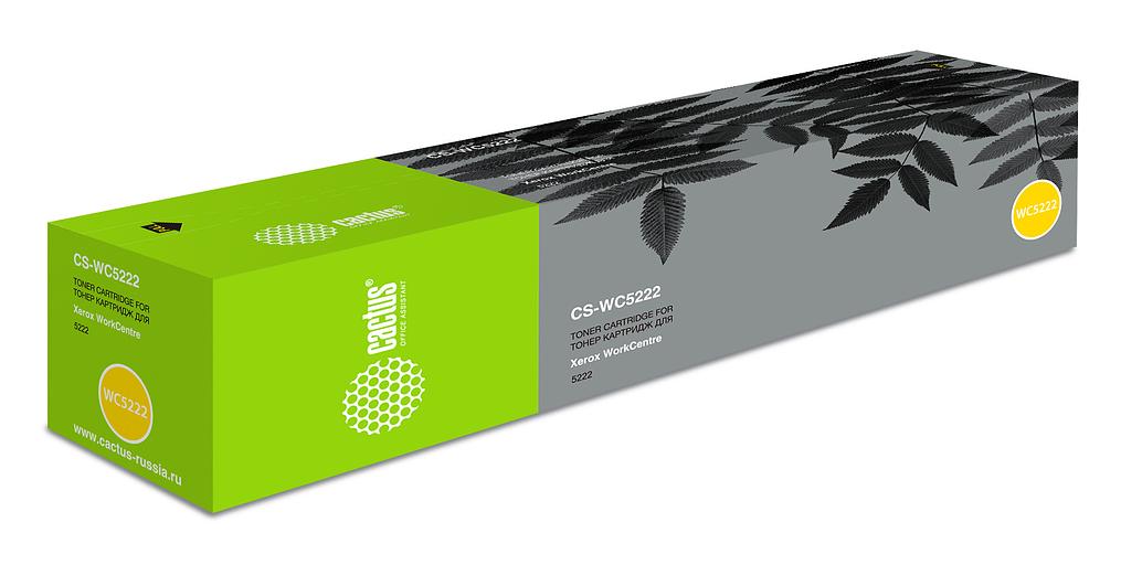 Картридж лазерный Cactus CS-WC5222 106R01413 черный (20000стр.) для Xerox WorkCentre 5222 фото 1