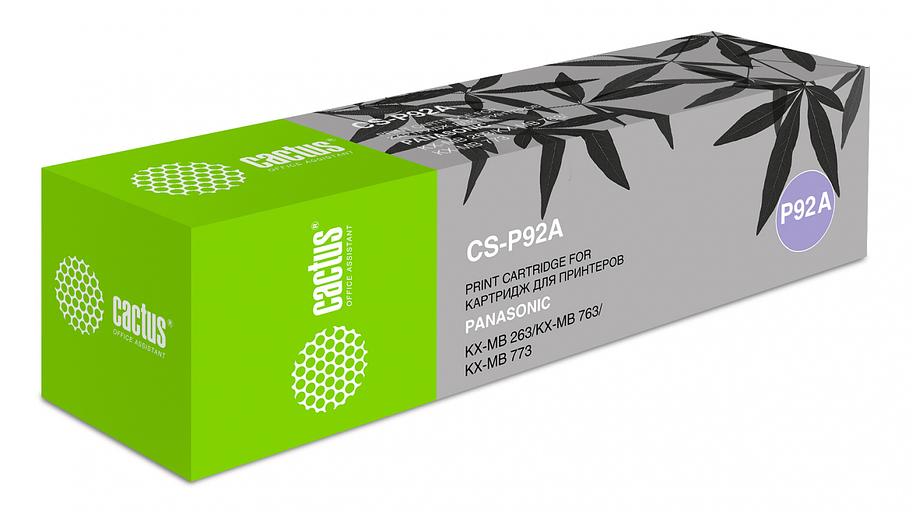 Картридж лазерный Cactus CS-P92A KX-FAT92A7 черный (2000стр.) для Panasonic MB263/MB763/MB773 фото 2