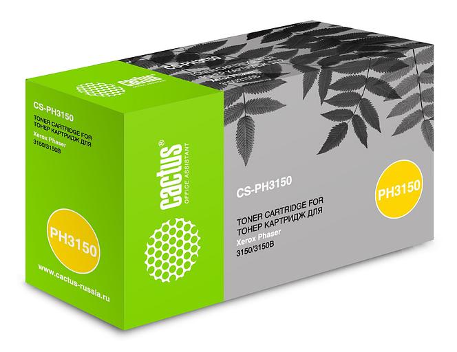 Картридж лазерный Cactus CS-PH3150 109R00747 черный (5000стр.) для Xerox Phaser 3150/3150b/3150n/3151 фото 1