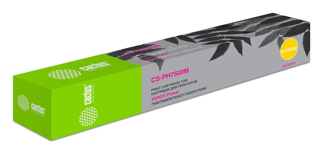 Картридж лазерный Cactus CS-PH7500M 106R01444 пурпурный (17800стр.) для Xerox Phaser 7500 фото 1