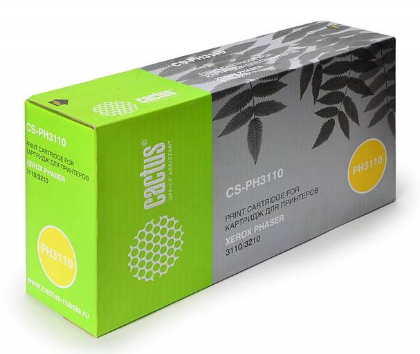 Картридж лазерный Cactus CS-PH3110 109R00639 черный (2500стр.) для Xerox Phaser 3110/3210 фото 1