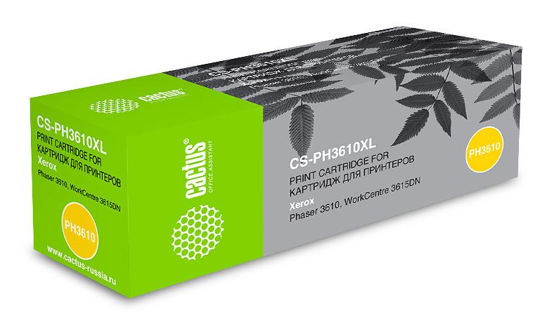 Картридж лазерный Cactus CS-PH3610XL 106R02732 черный (25300стр.) для Xerox Ph 3610/WC 3615DN фото 1