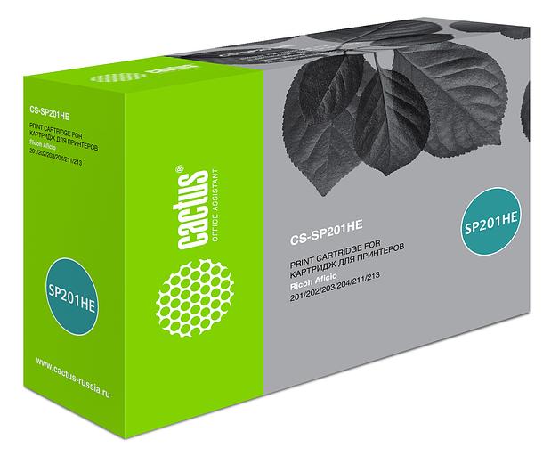Картридж лазерный Cactus CS-SP201HE 407254 черный (2600стр.) для Ricoh SP 201/203/211/213 фото 1