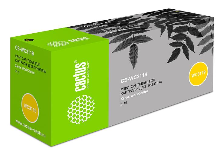 Картридж лазерный Cactus CS-WC3119 013R00625 черный (3000стр.) для Xerox WorkCentre 3119 фото 1