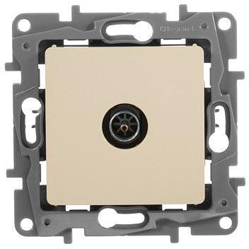 Розетка телевизионная Legrand Etika (672351) скрыт. слоновая кость фото 1