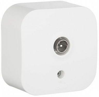 Розетка телевизионная Legrand Quteo (782215) откр. белый фото 1
