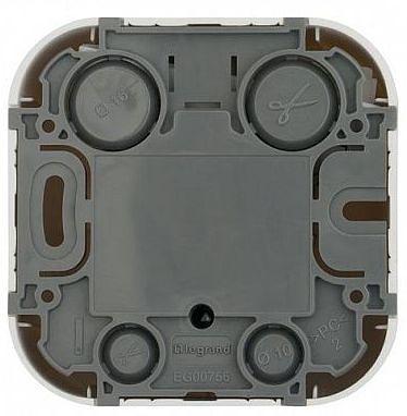 Розетка телевизионная Legrand Quteo (782215) откр. белый фото 2