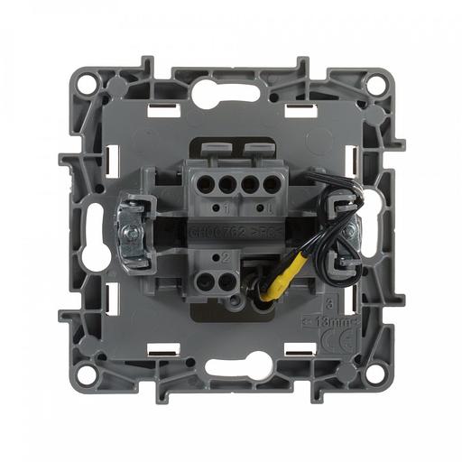 Выключатель Legrand Etika скрыт. 1кл. с подсветкой IP20 слоновая кость (672303) фото 3