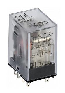 Реле промежуточное IEK Oni OGR-2 24В (OGR-2-4C-DC24V) фото 1