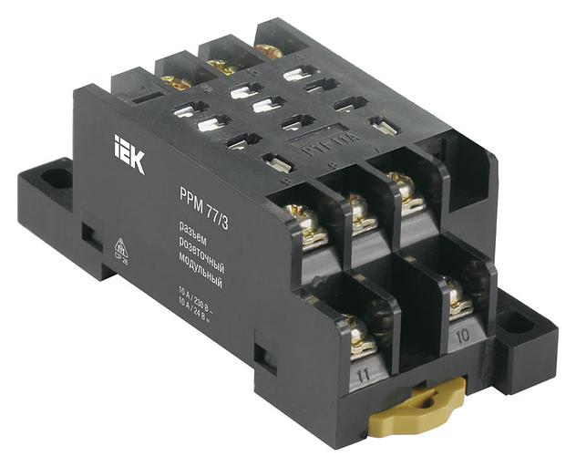 Разъем розеточный IEK винт.соед. 230 (RRP20D-RRM-3) фото 1