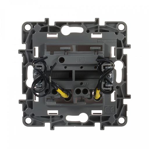 Выключатель Legrand Etika скрыт. 2кл. с подсветкой IP20 белый (672204) фото 3