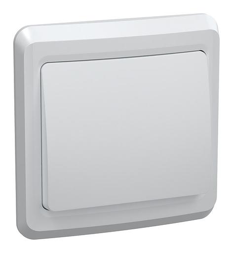 Выключатель IEK Вега скрыт. 1кл. IP20 белый (упак.:1шт) (EVV10-K01-10-DM) фото 1