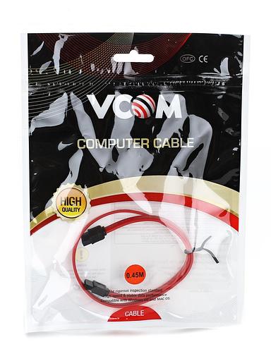 Кабель SATA интерфейсный 45/50см VCOM VCOM Telecom SATA III - SATA III 45м (VHC7660-0.5M) фото 6