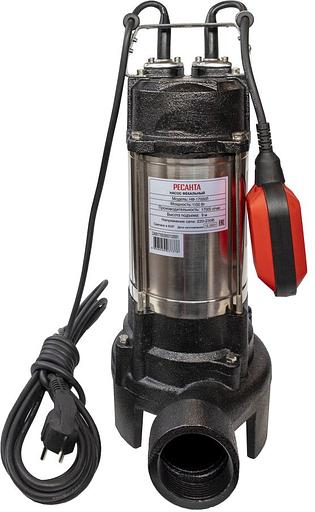 Насос фекальный Ресанта НФ-17000Л 1100Вт 17000л/час (77/5/3) фото 3