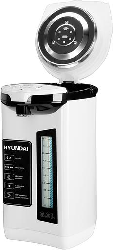 Термопот Hyundai HYTP-4850 6л. 750Вт белый/черный фото 2