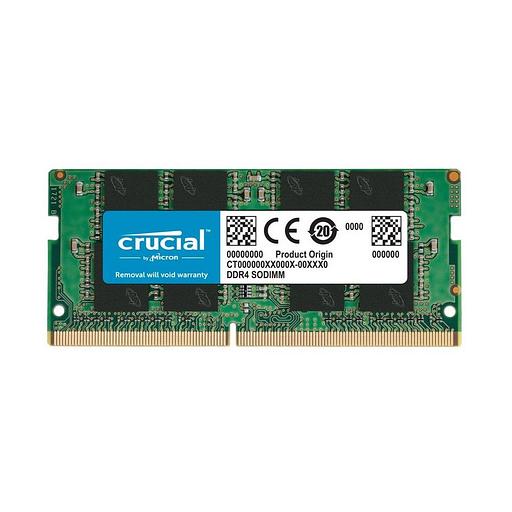 Оперативная память Crucial by Micron DDR4 16GB 3200MHz SODIMM (PC4-25600) CL22 SRx8 1.2V (Retail) (CT16G4SFS832A) фото 1