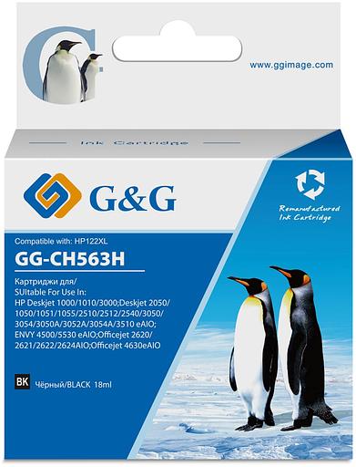 Картридж струйный G&G GG-CH563H черный (18мл) для HP DJ 1050/2050/2050s фото 1