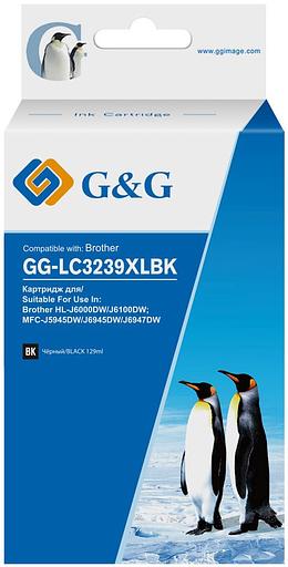 Картридж струйный G&G GG-LC3239XLBK черный (129мл) для Brother HL-J6000DW/J6100DW фото 1