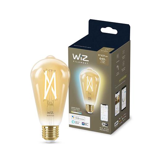 Лампа светодиодная WiZ Wi-Fi BLE50WST64E27920-50Amb1PF/6 фото 9