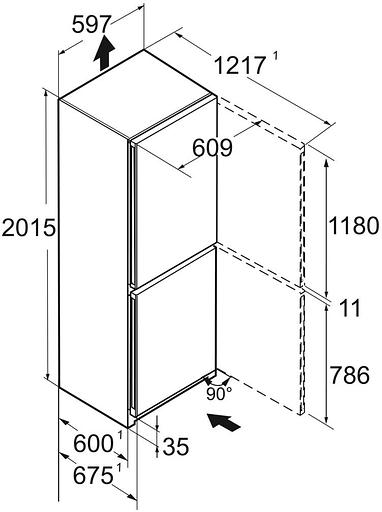 Холодильник Liebherr CNf 5703 белый (двухкамерный) фото 10