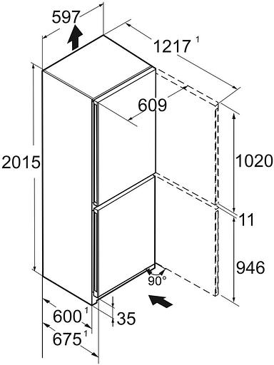 Холодильник Liebherr CNsfd 5704 серебристый (двухкамерный) фото 9