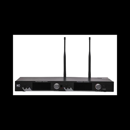 ITC T-521UH Двухканальная радиомикрофонная система, приёмник + 2 ручных микрофона, шт (T-521UH) фото 2