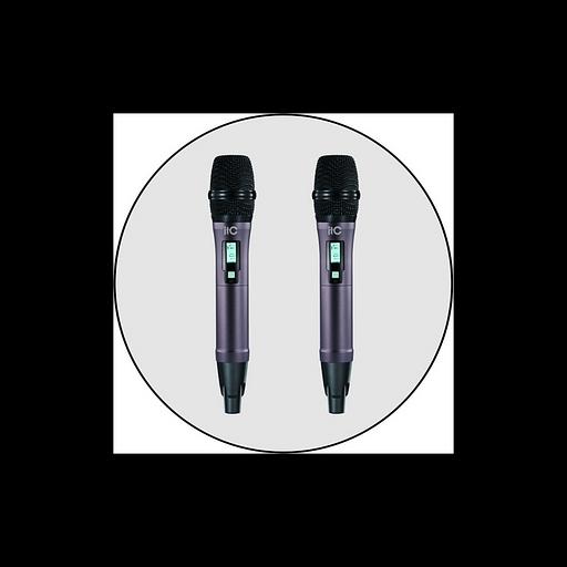 ITC T-521UH Двухканальная радиомикрофонная система, приёмник + 2 ручных микрофона, шт (T-521UH) фото 3