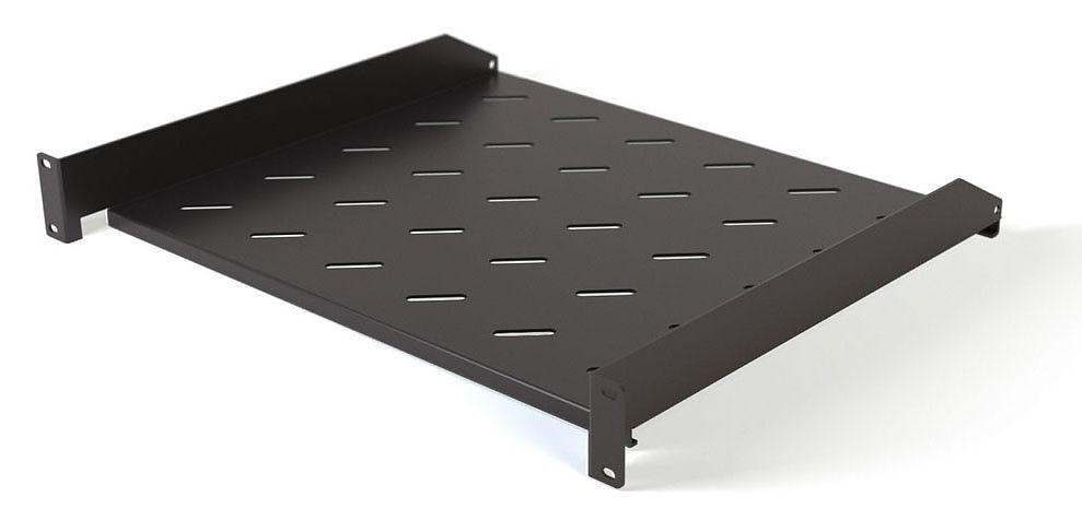 Полка стационарная Hyperline TAL3-1U-250-RAL9005 1U 19" 250мм черный (упак.:1шт) фото 1