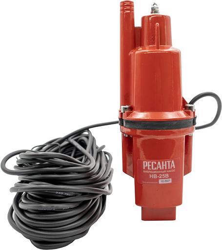 Насос вибрационный Ресанта НВ-25В 300Вт 1320л/час (77/8/5) фото 4