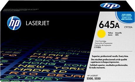 Картридж лазерный HP 645A C9732AC желтый (12000стр.) для HP 5500/5550/5550dn/5550dtn/5550hdn/5550n (техн.упак) фото 1