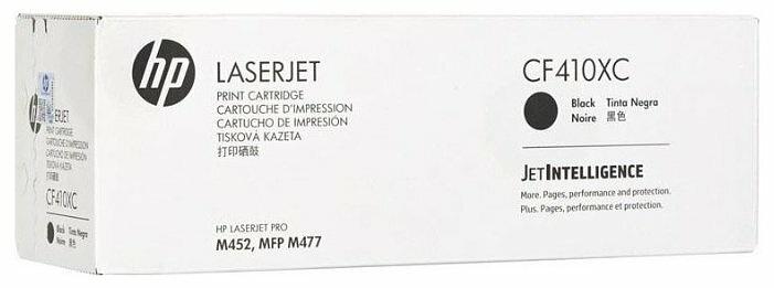 Картридж лазерный HP 410X CF410XC черный (6500стр.) для HP LJ Pro M452/M477 (техн.упак) фото 1