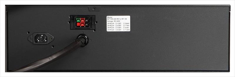 Батарейный шкаф для ибп Powercom BAT VGD-240V RM for VRT-10K / MRT-10К, 240V, 9Ah. (859778) (BAT VGD 240V RM VRT10K) фото 2