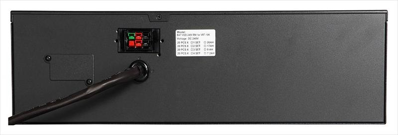Батарейный шкаф для ибп Powercom BAT VGD-240V RM for VRT-10K / MRT-10К, 240V, 9Ah. (859778) (BAT VGD 240V RM VRT10K) фото 4