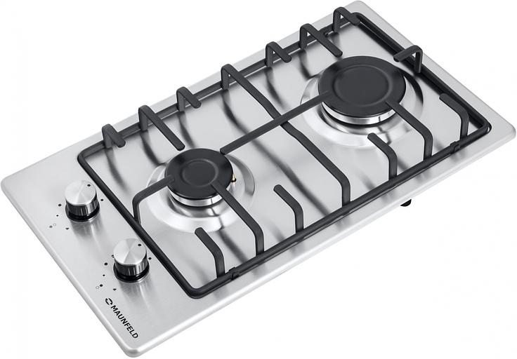 Газовая варочная поверхность Maunfeld EGHS.32.3ES/G нержавеющая сталь фото 3