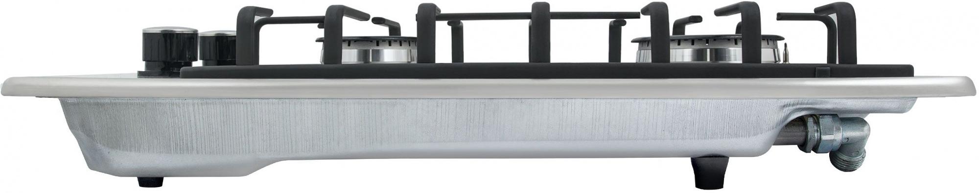 Газовая варочная поверхность Maunfeld EGHS.32.3ES/G нержавеющая сталь фото 4