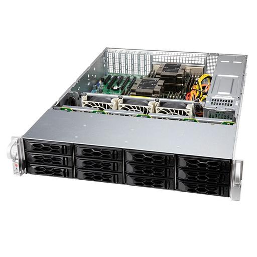 SuperMicro CSE-LA26E1C4-R609LP 2U, Black 8xHotSwap 2.5/3.5" SAS/SATA, 4xHotSwap 2.5/3.5" SAS/SATA/NVME, 650W HS 1U RM, w/o rail фото 1