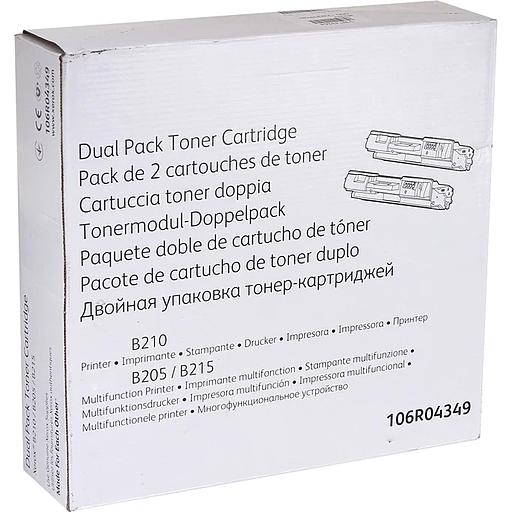 Двойная упаковка тонер-картриджей B205/210/215, 6K Xerox 106R04349 фото 3