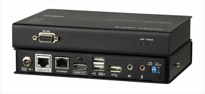 Квм удлинитель ATEN USB HDMI HDBaseT2.0 KVM Extender (4K@100м) (CE820-ATA-G) фото 1