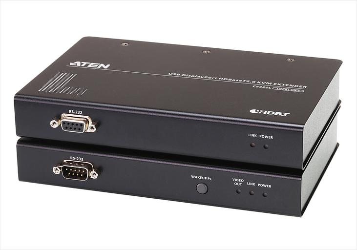 Квм удлинитель ATEN USB DisplayPort HDBaseT2.0 KVM Extender (4K@100м) (CE920-ATA-G) фото 1