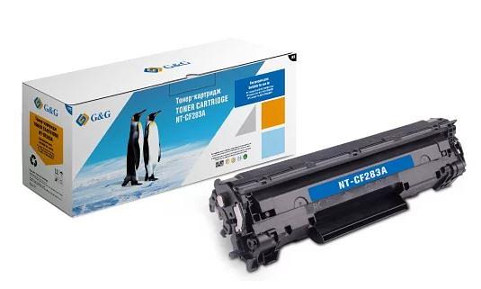 Картридж Cartridge G&G for HP LJ M125/M127/M201/M225, with chip (1 500) (GG-CF283A) фото 1