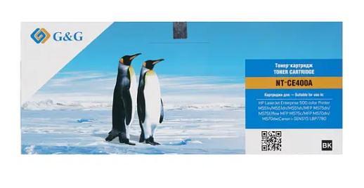 Картридж Cartridge G&G for HP CLJ M551/M575/M570; Canon LBP7780, with chip (5 500) (GG-CE400A) фото 1