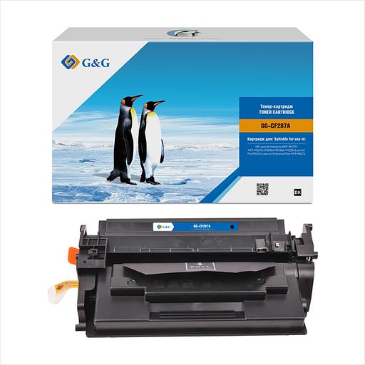 Картридж Cartridge G&G for HP LJ M527f/M527dn/M506x/M506dn/M506n;LJ M501dn;LJ Flow M527z, with chip (9 000) (GG-CF287A) фото 1